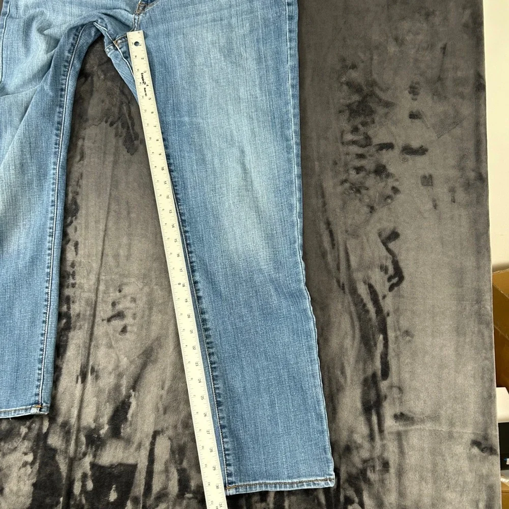 Lucky Brand 410 Athletic Slim Jeans Mens 36x32 Blue Medium Wash Denim 3259